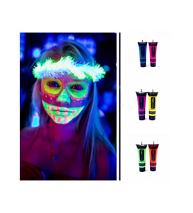 Glow Boya Fosforlu Krem Boya 12 Adet (5343)