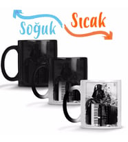 Darth E Seu Acordeon! Sihirli Kupa Bardak Porselen