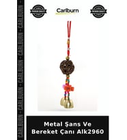 Özel Üretim Dekoratif Hediye Metal Şans Ve Bereket Çanı