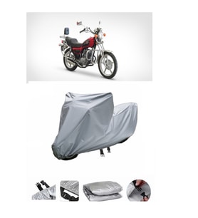 Asya Ultra 150  Gri Motosiklet Brandası ARKA ÇANTA UYUMLU DEĞİLDİR
