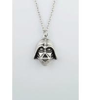 Star Wars - Darth Vader Gümüş Kaplama Düz Zincir Kolye