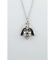 Star Wars - Darth Vader Gümüş Kaplama Düz Zincir Kolye