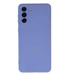 Durukar® Samsung Galaxy S21 Plus Kılıf Nano içi Kadife Silikon - Lila