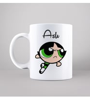 Power Puff Girls Buttercup Tasarımlı Kupa Kişiye Özel