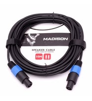 Madison Hoparlör Kablosu Speakon Jack 10 Metre- SİYAH