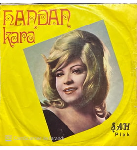 Handan Kara Gözlerde Seyahat 45lik Plak (Karışık)