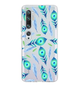 PrintiFy Xiaomi Mi Note 10 ile Uyumlu 1mm Slim Fit Nazar Boncuğu 3 Baskılı Şeffaf  Kılıf