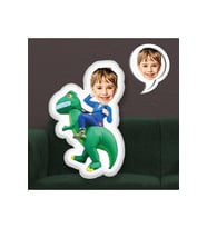 Kişiye Özel Fotoğraflı Dino Yastık 115348 70 cm