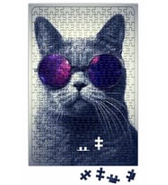 Gözlüklü Kedi Cats Puzzle 240 Parça Yapboz