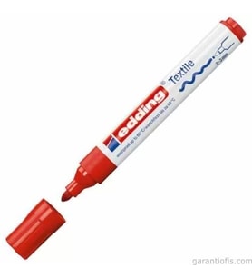 Edding 4500 Kırmızı Kumaş Boyama Kalemi (Tişört/Tekstil Marker)