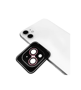 Apple iPhone 12 Mini Uyumlu Zore CL-11 Safir Parmak İzi Bırakmayan Anti-Reflective Kamera Lens Koruyucu (Rose Gold Altın)