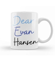 Dear Evan Hansen Kupa Bardak Porselen