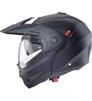Motosiklet Kaskı Çene Açılır Enduro Tourmax Matt-Siyah Kask