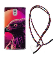 Samsung Note 3 4 5 8 9 20 Ultra 10 Lite Kılıf Boyun Asklı Rasta Silikon Red Eagle 1752