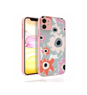 Apple iPhone 11 Uyumlu Kılıf Desenli Kamera Korumalı Parlak Zore Nora Kapak (Model 5)