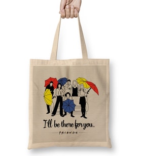 I Will Be There For You Friends Bez Çanta Uzun Saplı