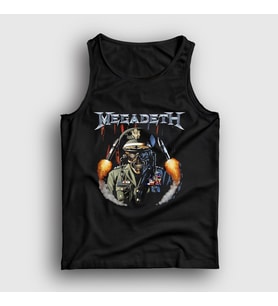 Presmono Unisex Siyah Rattlehead Megadeath Atlet 390103tt