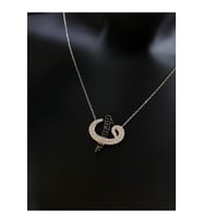 Elif Vav 925 Ayar Gümüş • Işıklı Kutuda • Sevgiliye • Eşe • Hediye Kolye