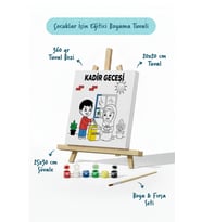 Ramazan Eğitici Boyama Seti Kadir Gecesi Sadaka (Şövaleli)