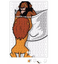 Cepte Kaplan Aslan Puzzle 240 Parça Yapboz