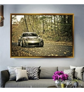 Altın Çerçeveli dekoratif tablo l446 (Gold)