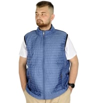 Mode XL Büyük Beden Erkek Yelek Kapitone Yakalı 22601 Mavi