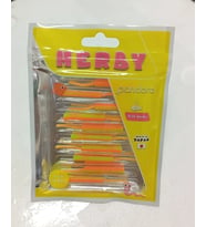 Pandora Herby LRF Silicon 5cm 10'lu Renk: Lemon and Orange