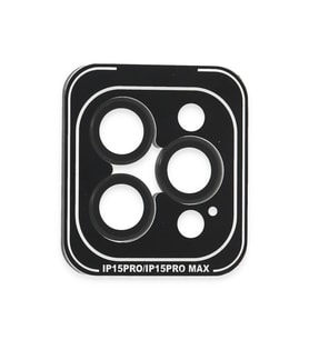 İphone 15 Pvd Metal Kamera Lens - Siyah