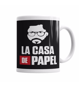 LA CASA DE PAPEL 004 Kupa Bardak Porselen
