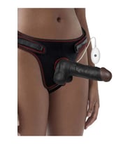 Belden Bağlamalı Titreşimli İçi Dolu 20 cm Siyah