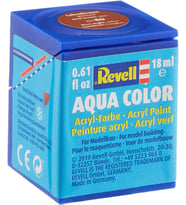 Revell - Su Bazlı Maket Boyası Çamur Kahvesi Parlak 18 Ml (36180) (Krem)