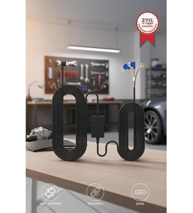 Lenovo Q3-3318 Uyumlu Hardwire Kit Park Modu Kiti (Siyah)