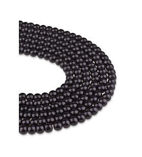 4 MM Oniks Doğal Taş Dizi (Siyah)