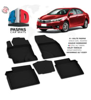 Toyota Corolla 4D Araca Özel Havuzlu Kauçuk Paspas 2013-2018