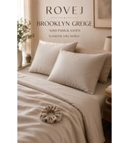 %100 Pamuk Saten Yastık Kılıfı 50x70 Zarf Kapanışlı