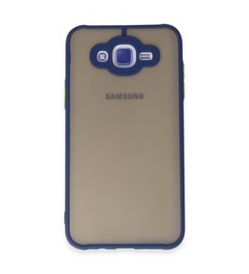 Galaxy J7 Kılıf Montreal Silikon Kapak - Lacivert