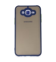 Galaxy J7 Kılıf Montreal Silikon Kapak - Lacivert