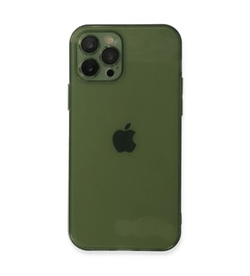 Apple iPhone 12 Pro Kılıf Fly Lens Silikon - Yeşil