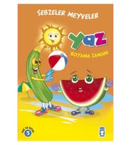 Sebzeler Meyveler Yaz Boyama Zamanı Timaşçocuk