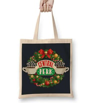 Friends Central Perk 01 Bez Çanta Uzun Saplı