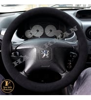 Peugeot 106 Dikme Direksiyon Kılıfı Alcantara Süet Monza Black Airbag'li Üst Quiksilver-GTI 1998-2003