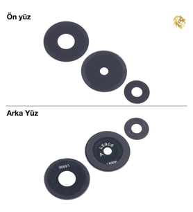Xiaomi Redmi Note 14 Uyumlu Kamera Lensi Kamera Camı Lens Camı Arka Kamera Camı Camera Lens Glass