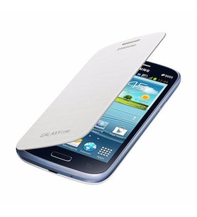 Galaxy Core ile Uyumlu Flip Cover Kılıf Beyaz EF-FI826BWEGWW