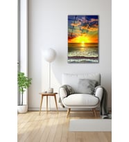Dekoratif Duvar Tablosu Temperli Cam Tablo 110 x 70 cm