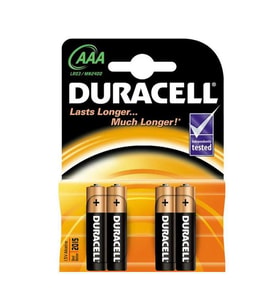 Duracell Alkalin AAA Kalem Pil 4lü
