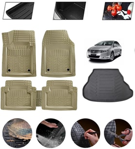 Honda City 2006-2015 Uyumlu Paspas Araca Özel Bagaj Havuzu MBS Bej