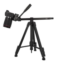 ayex LT-460 Tripod  90° Yatay Orta Kolonlu Fotoğraf & Video Tripodu  Monopod Dönüşümlü (Siyah)