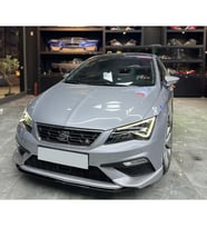 Seat Leon Mk3.5 Fr Dynamic Ön Ek Mat Siyah Plastik Karlık 2017-2020