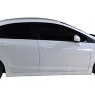 Honda Civic Uyumlu 9 Marşpiyel 2 Parça (Mugen Md) Fiber 2012-2015