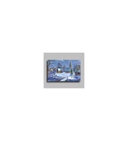 Karlı Bir Gece Tablo - 107299 - 40x60 Cm